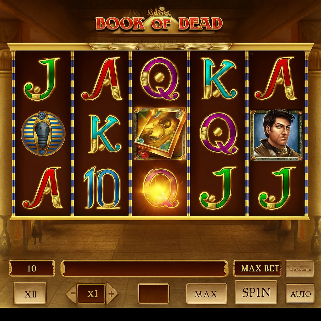 RoyalVincit - Book of Dead Slot Game - Egyptian Adventure