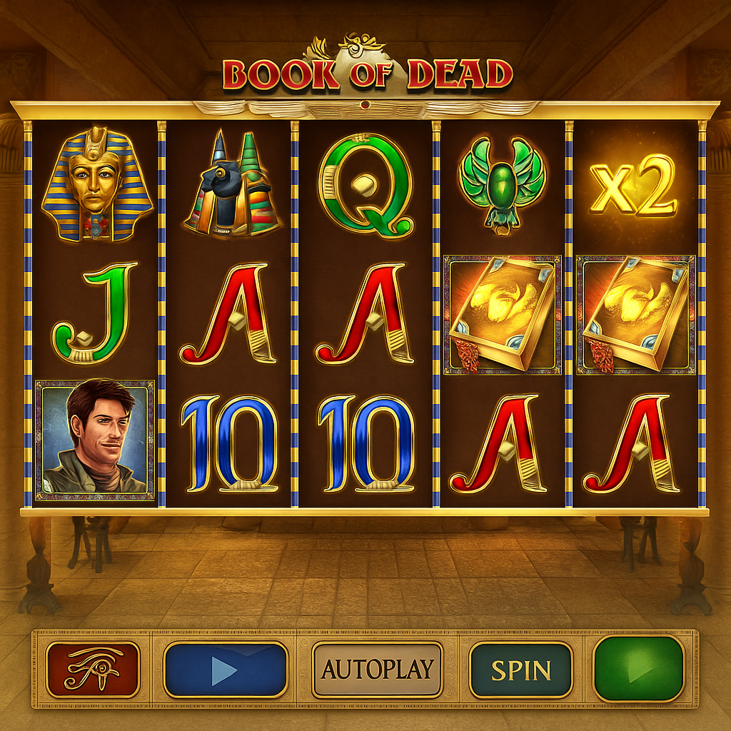 RoyalVincit - Book of Dead Slot Machine - Casino Games