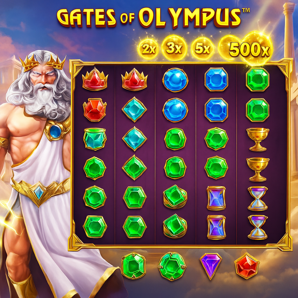 RoyalVincit - Gates of Olympus Slot Game - Greek Mythology