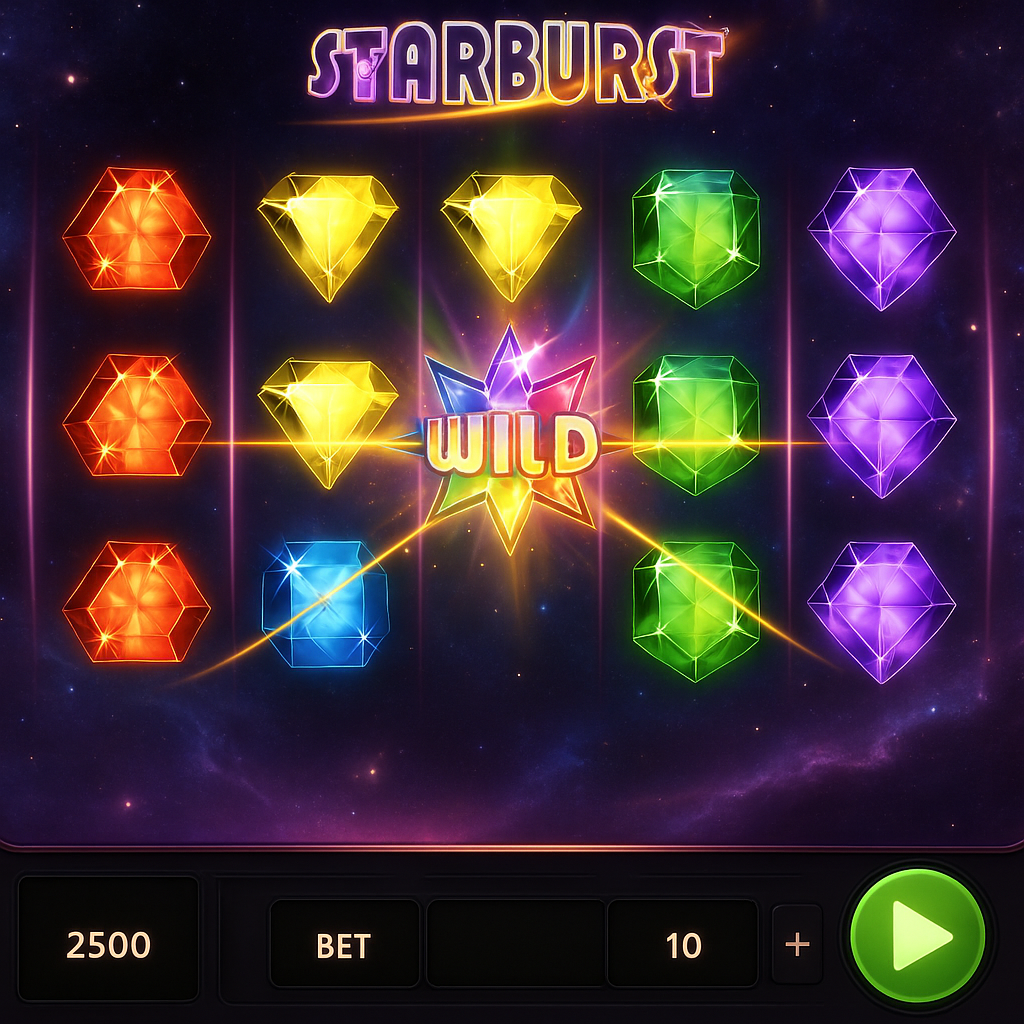 RoyalVincit - Starburst Slot Machine - Casino Games