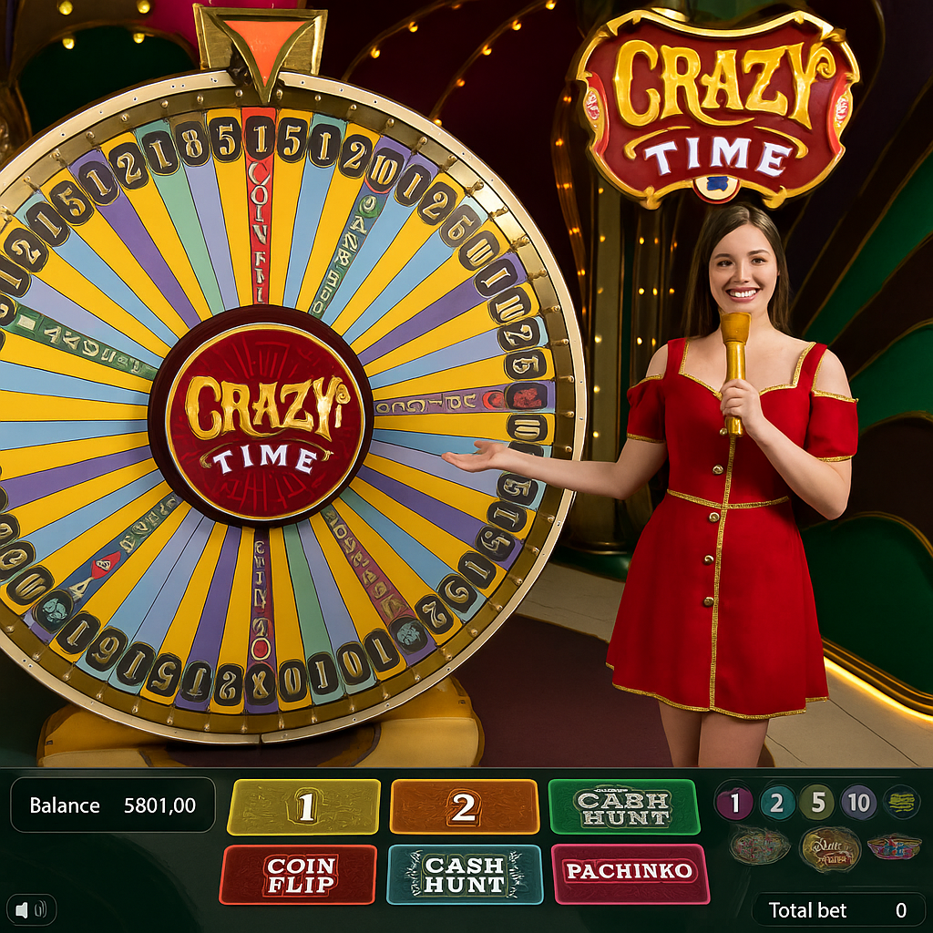 RoyalVincit - Crazy Time - Evolution Gaming