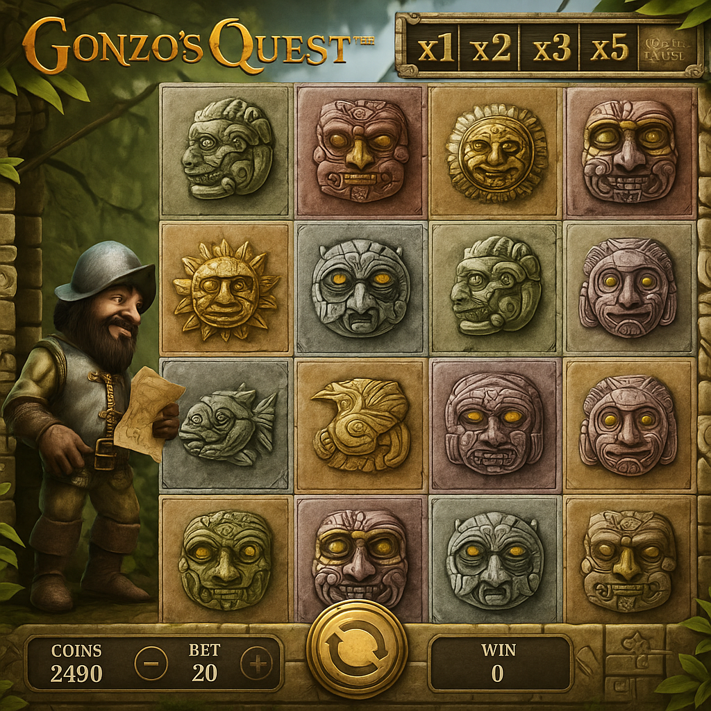 RoyalVincit - Gonzo's Quest Slot Machine - Casino Games
