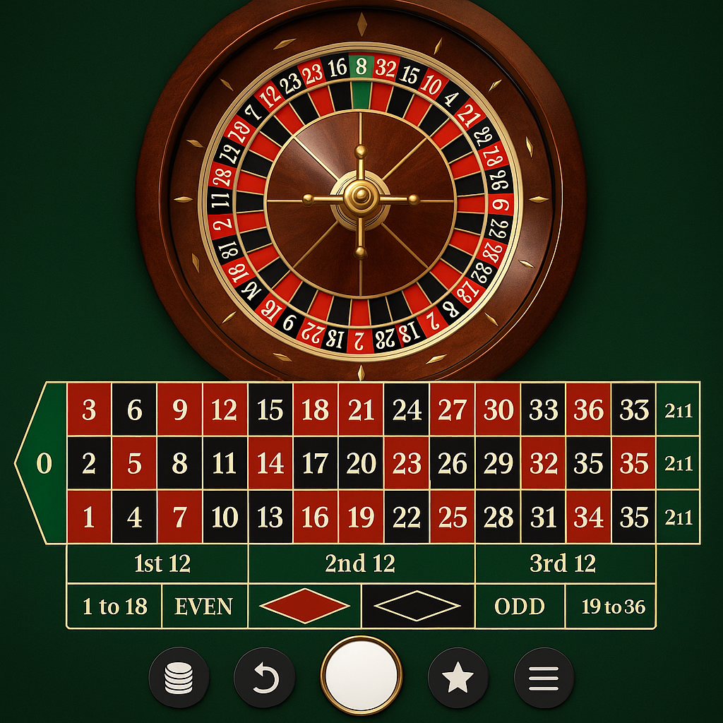 RoyalVincit - Roulette Table Game - European and American